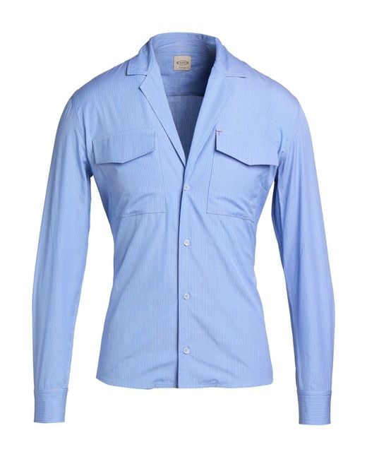 Tod's Blue Azure Shirt Cotton for men