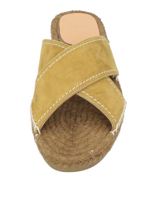 Castaner Metallic Espadrilles Leather