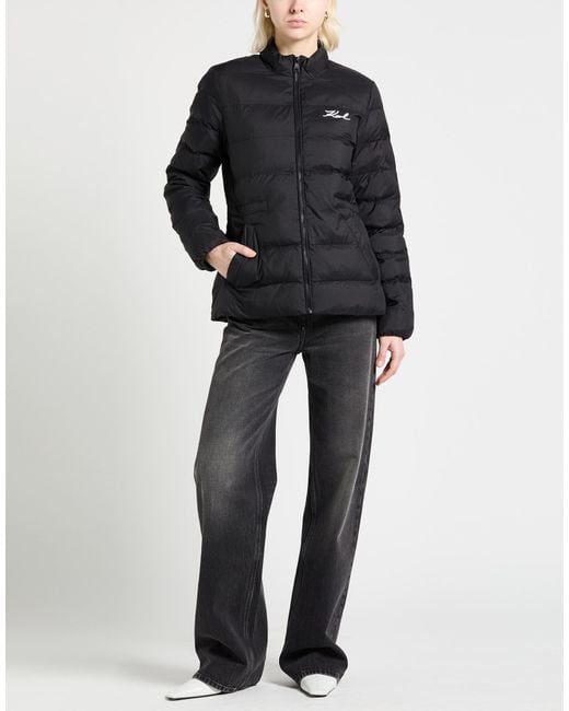 Karl Lagerfeld Black Puffer