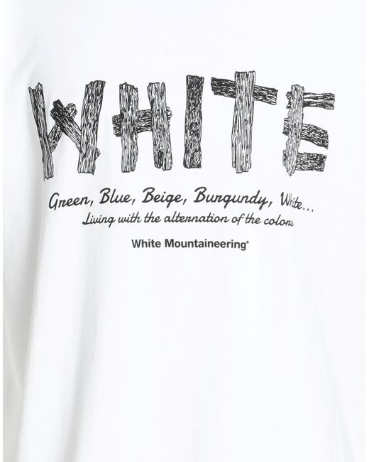 White Mountaineering T-shirts in White für Herren