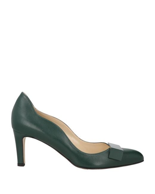 Antonio Barbato Green Pumps Leather