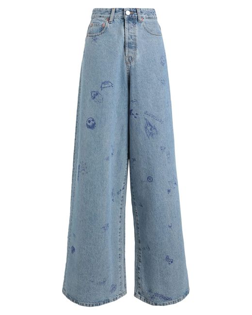 Pantaloni Jeans di Vetements in Blue