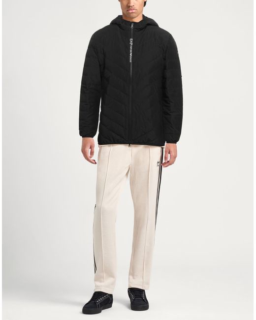 EA7 Black Puffer for men