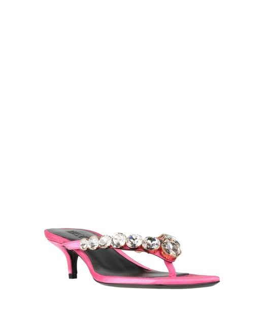 Versace Pink Thong Sandal