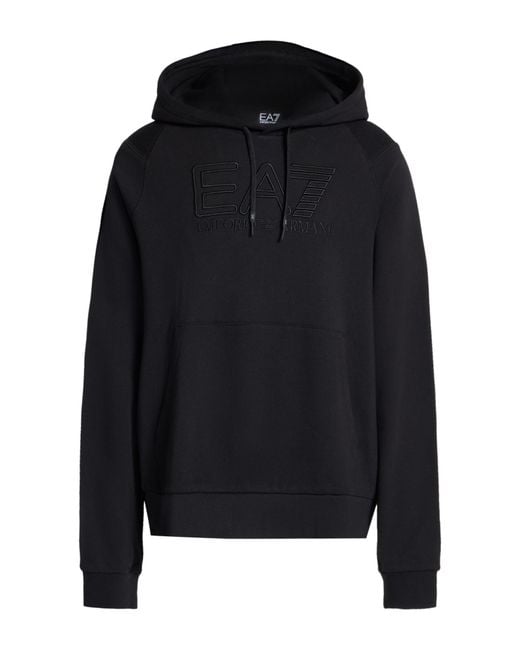 EA7 Black Sweatshirt for men