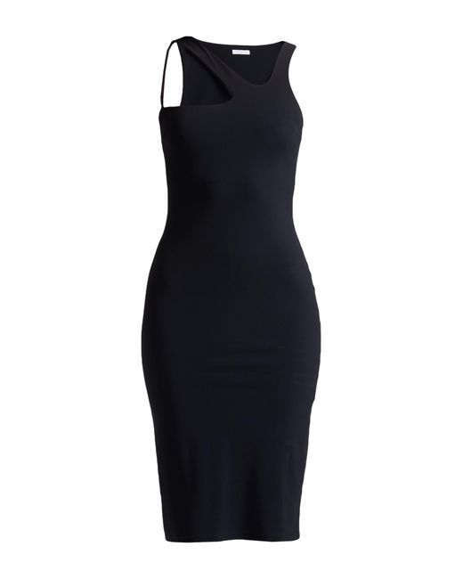 Patrizia Pepe Blue Midi Dress Polyamide, Elastane