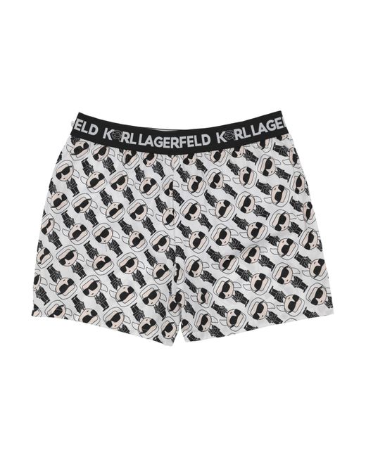 Karl Lagerfeld Black Boxer Cotton for men