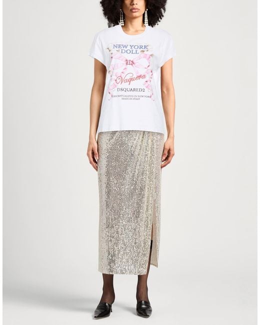 DSquared² White T-Shirt Cotton