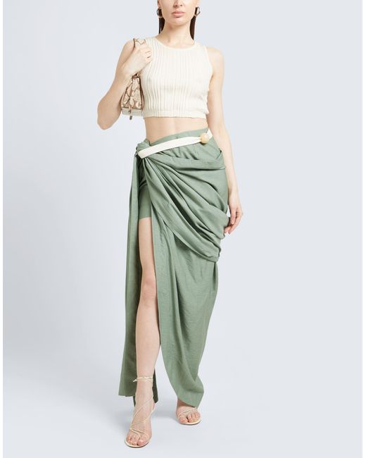 Jacquemus Green Mini Skirt