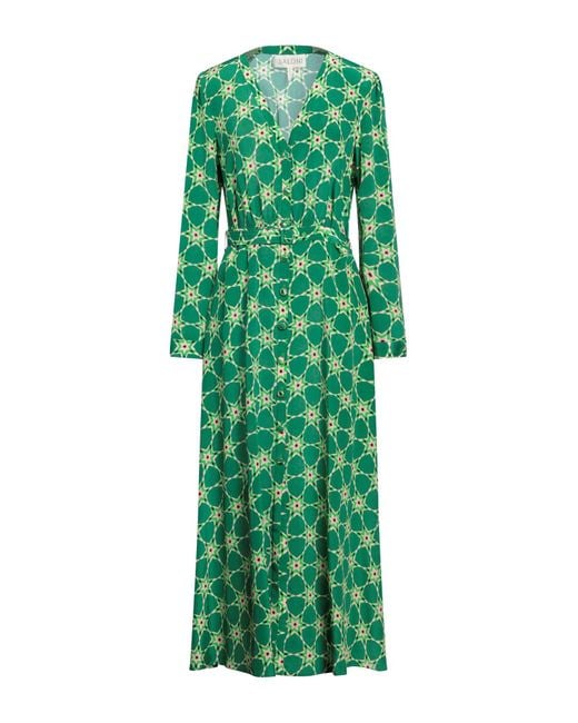 Saloni Green Maxi Dress