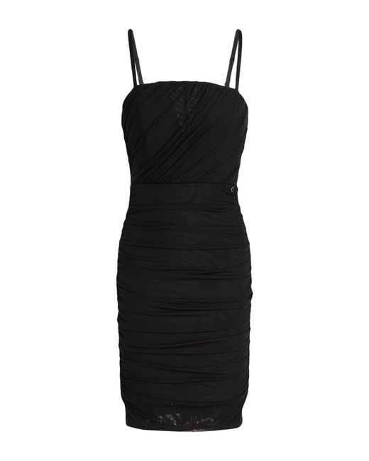 Guess Black Mini Dress Polyamide, Elastane