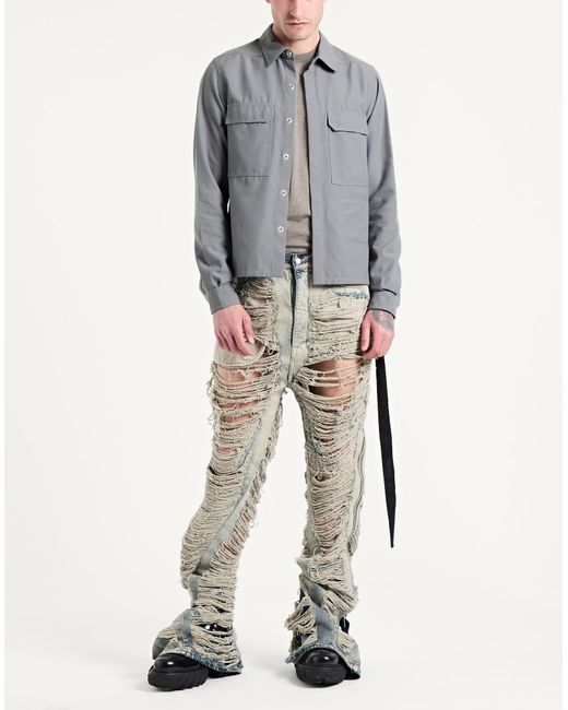 Camicia di Rick Owens in Gray da Uomo