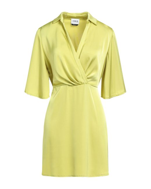 Berna Yellow Mini Dress