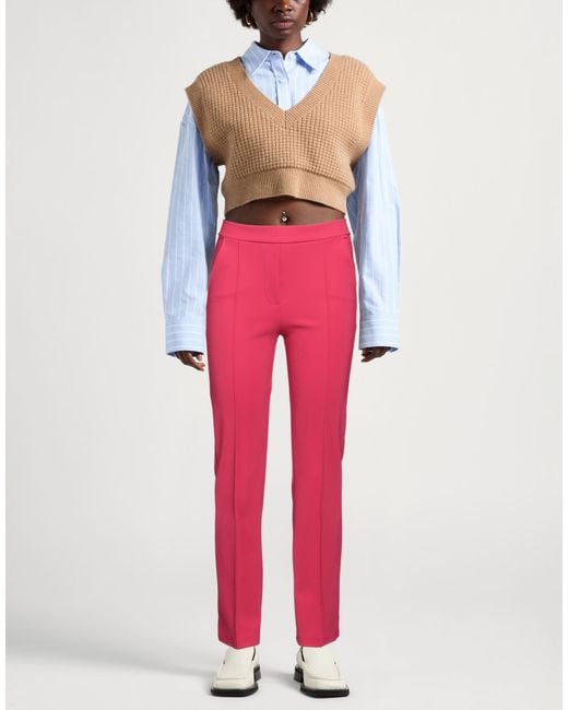 La Petite Robe Di Chiara Boni Red Trouser