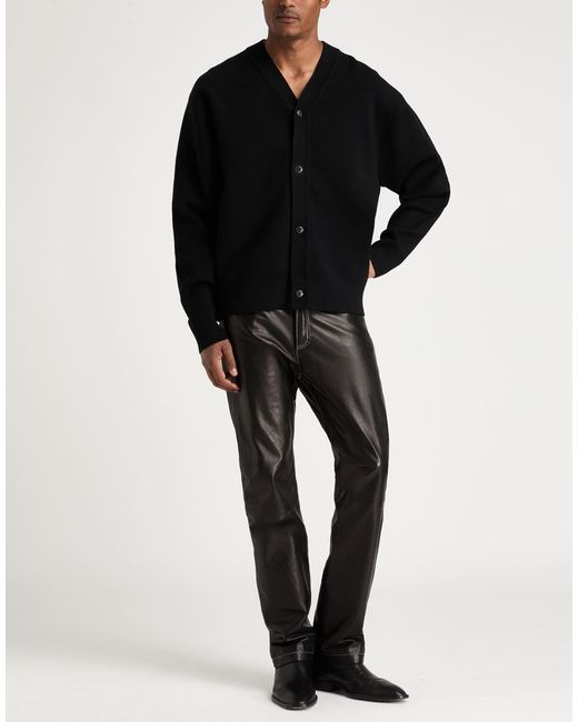 Jacquemus Black Cardigan Merino Wool, Elastane for men