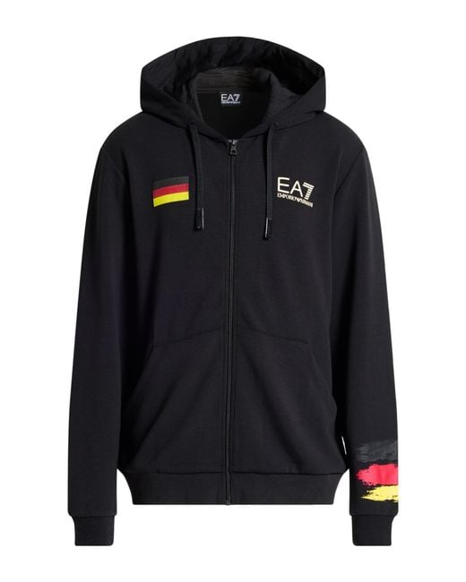 EA7 Black Sweatshirt for men
