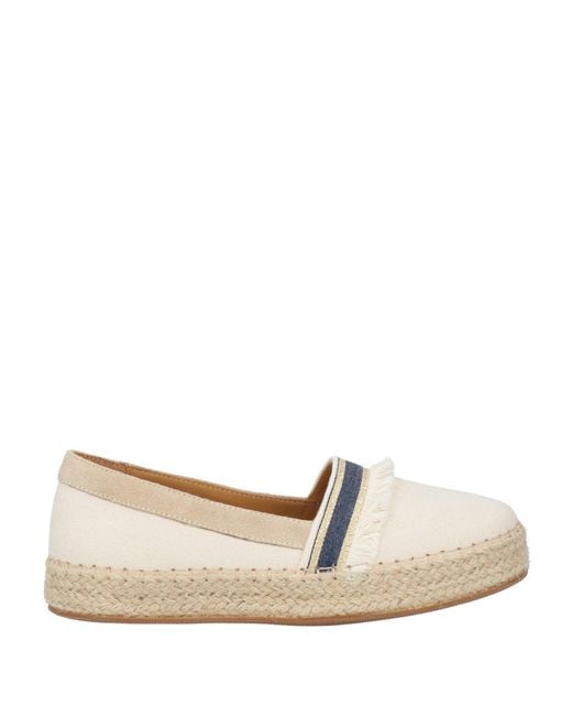 Eleventy White Espadrilles