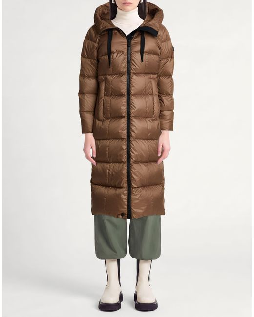 Peuterey Brown Camel Puffer Polyester