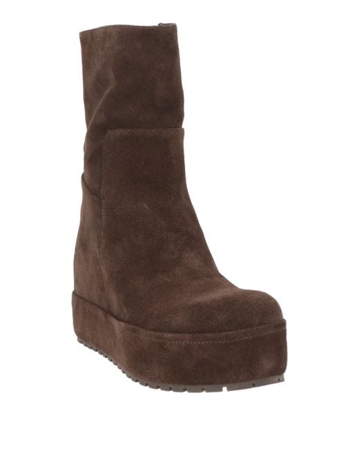 Paloma Barceló Brown Ankle Boots
