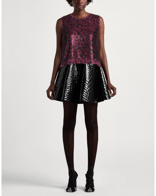 Pinko Purple Fuchsia Top Viscose, Metallic Fiber, Polyamide