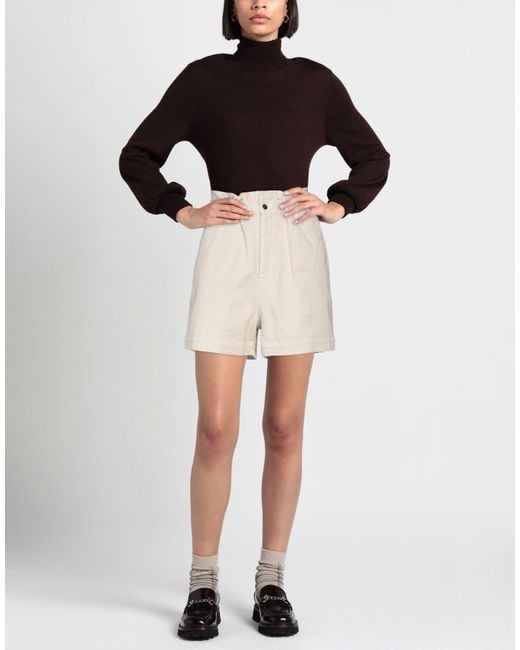 .., merci italia Natural Denim Shorts
