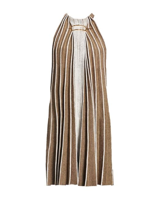 Tod's Natural Mini Dresses