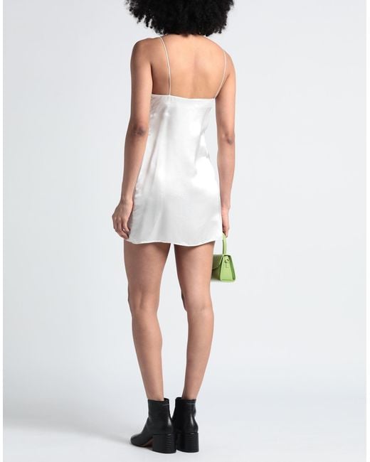 Vetements White Mini-Kleid