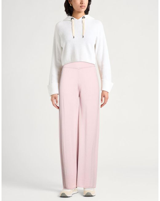 Anna Molinari Pink Pants Merino Wool