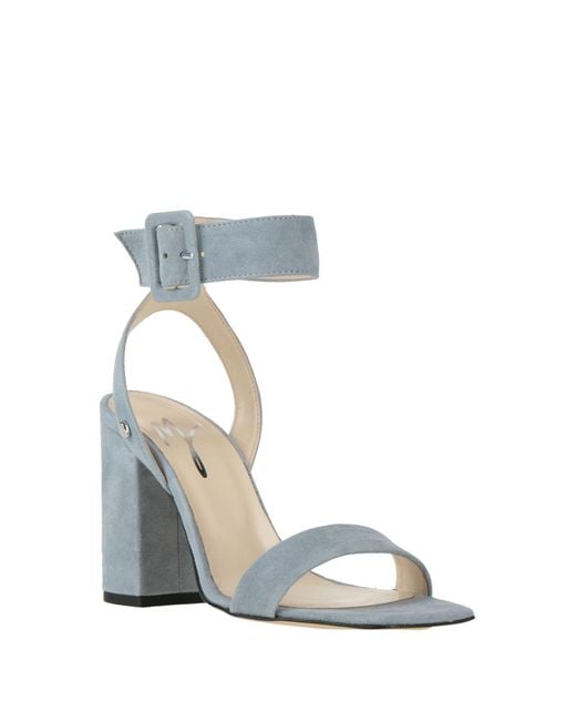 Manila Grace White Sandals Leather