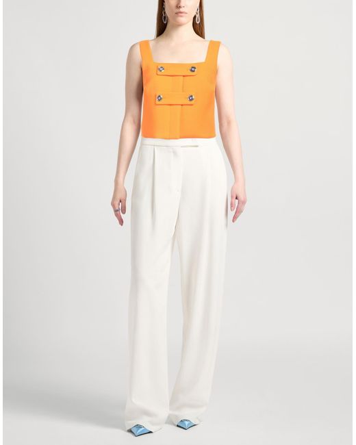 Versace Orange Top Polyester