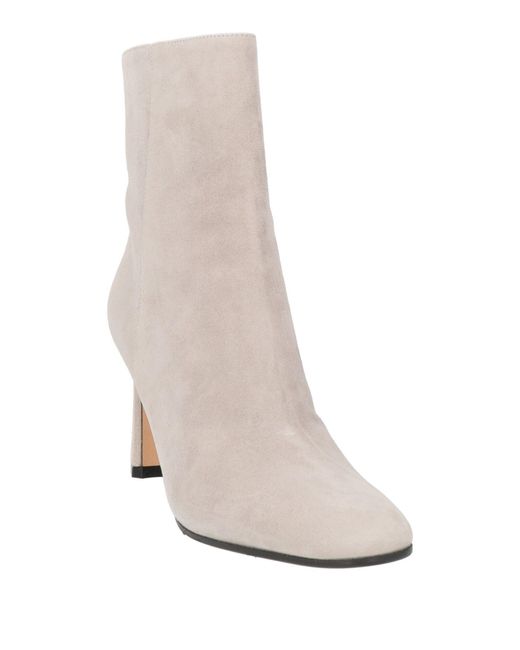 Sergio Rossi White Ankle Boots