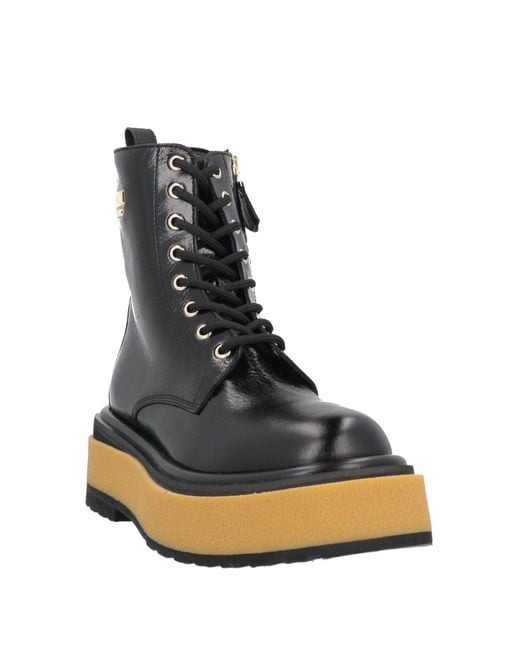 Moschino Black Ankle Boots