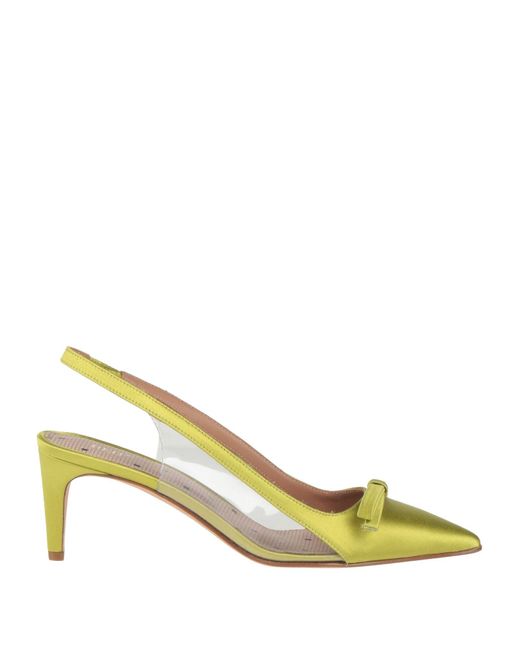 Red(v) Metallic Lime Pumps Textile Fibers