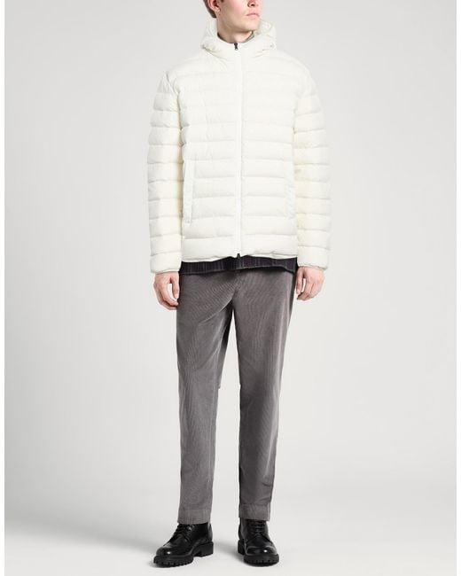 Herno White Resort Ivory Puffer Polyamide, Elastane for men