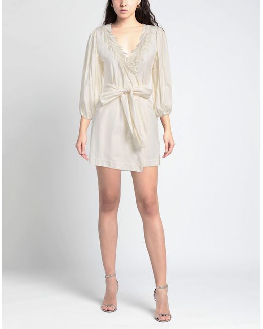 CLARA AESTAS White Mini-Kleid