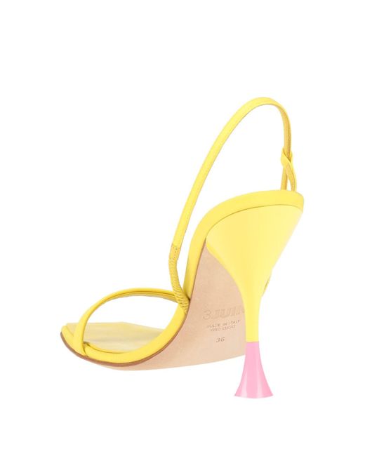 3Juin Yellow Sandals