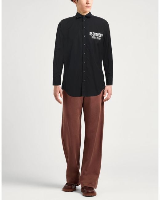 Camicia di DSquared² in Black da Uomo