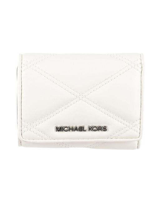 MICHAEL Michael Kors White Brieftasche