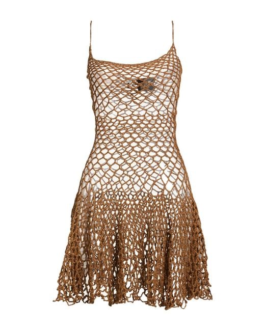 Loewe Natural Mini Dress Cotton