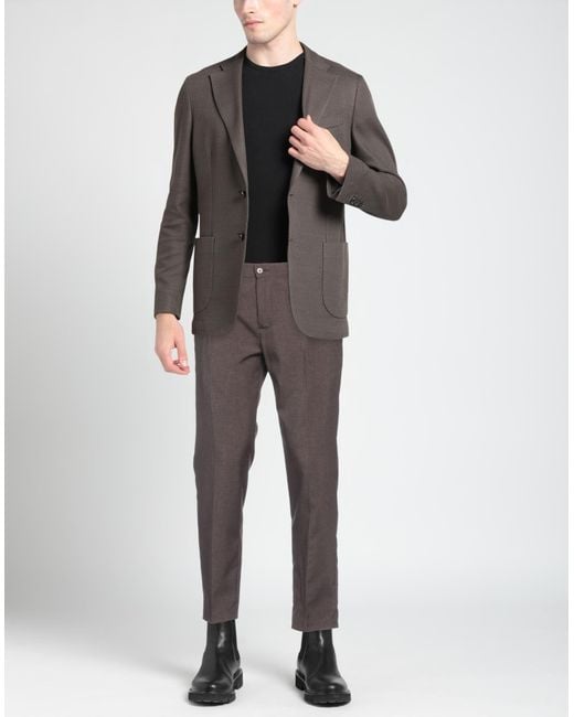 Daniele Alessandrini Gray Pants Polyester for men