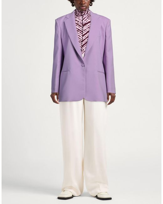 ANDAMANE Purple Blazer Polyester