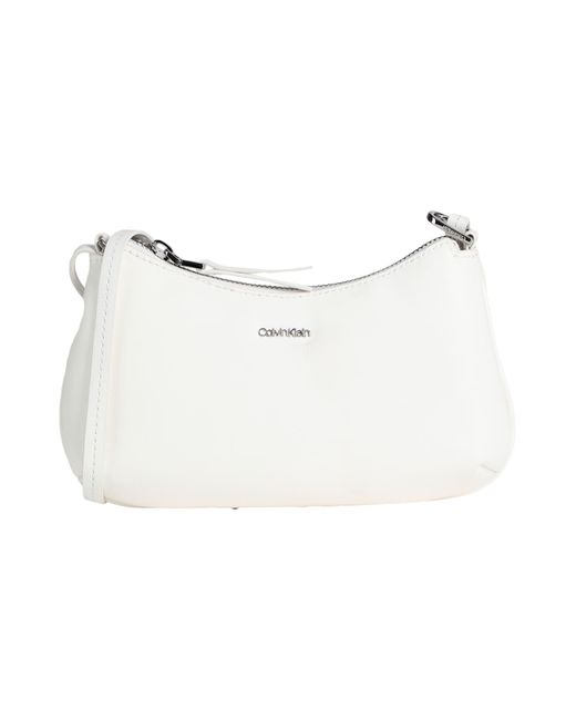 Calvin Klein White Cross-body Bag
