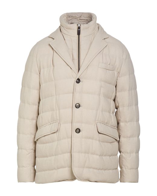 Herno Natural Puffer Viscose, Virgin Wool, Wool, Polyester, Polyurethane for men