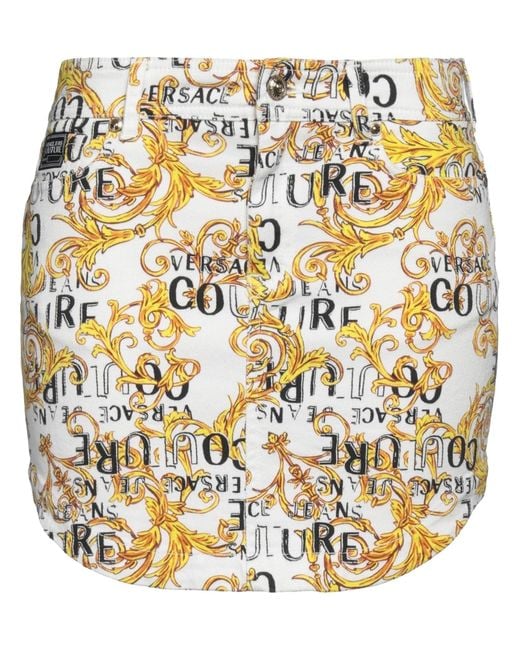 Versace Jeans Couture Metallic Mini Skirt