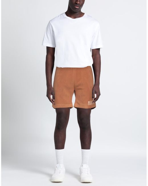 Pleasures Brown Shorts & Bermuda Shorts for men