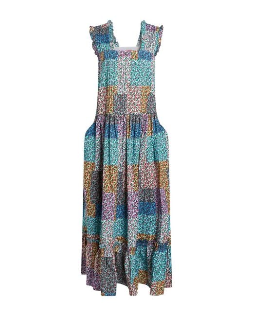 KENZO Blue Sky Maxi Dress Cotton