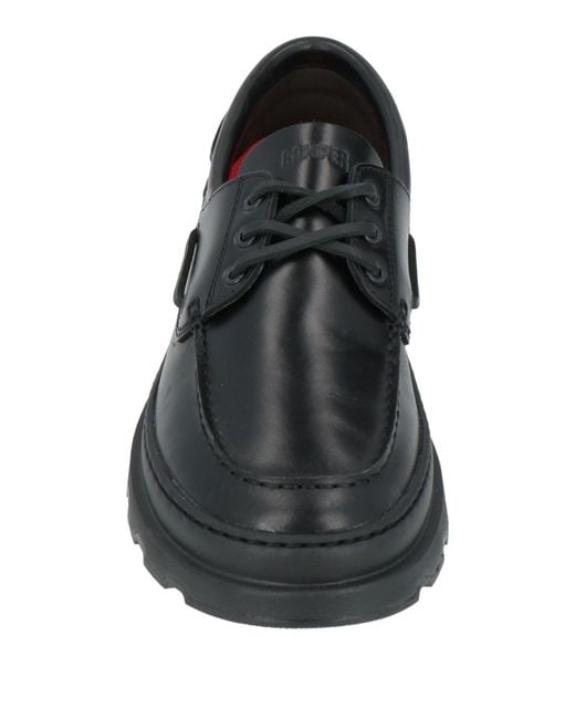 Camper Black Loafers Leather for men