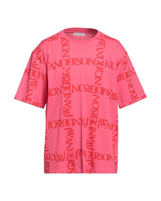 J.W. Anderson Pink T-shirt for men