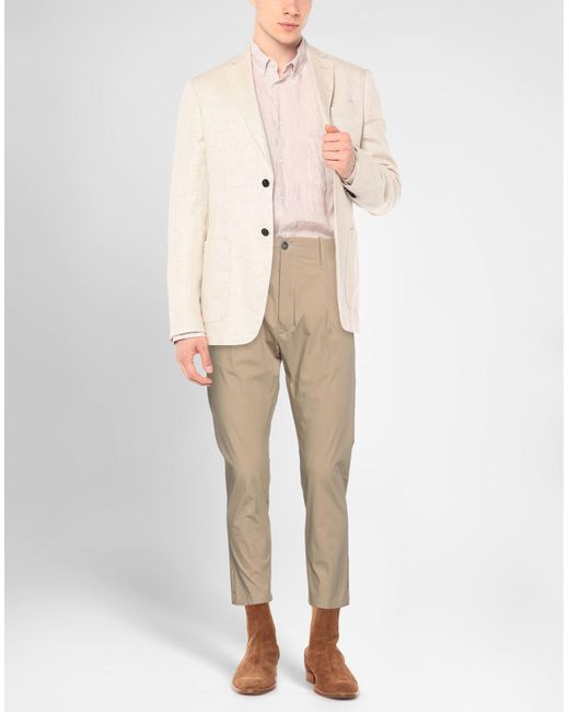 Messagerie Natural Sand Pants Cotton, Elastane for men