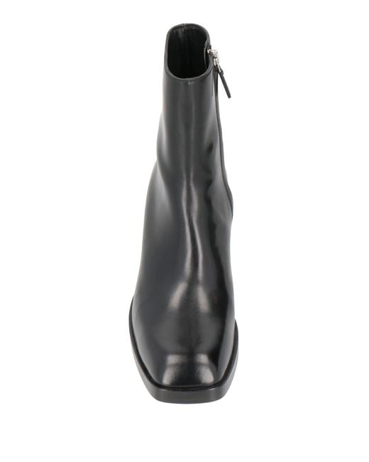Khaite Black Ankle Boots